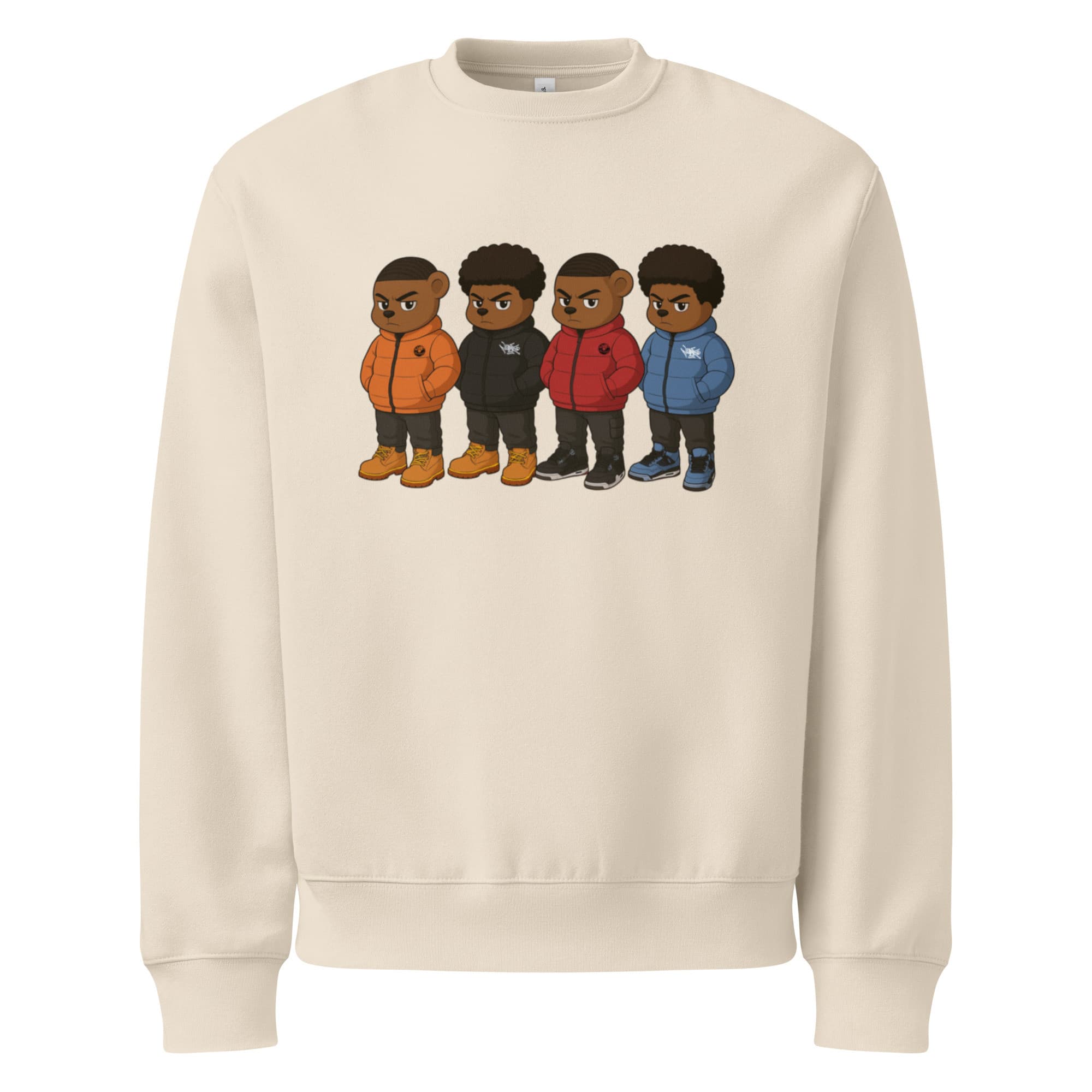 Loaf Puffer Bears Oversized Heavyweight Sweatshirt